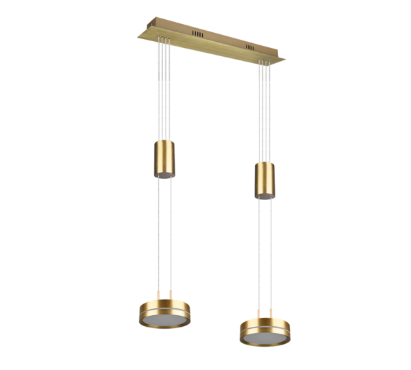 Κρεμαστό Φωτιστικό Trio Lighting  LED 9W Ορείχαλκος Αλουμίνιο Step Dimmable 1050lm  3000K – 326510208