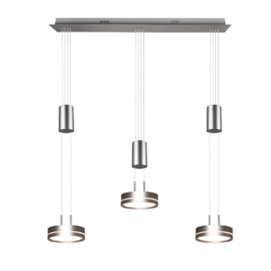 Κρεμαστό Φωτιστικό Trio Lighting  LED 9W Νίκελ Ματ Αλουμίνιο Step Dimmable 1050lm  3000K – 326510307