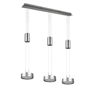 Κρεμαστό Φωτιστικό Trio Lighting  LED 9W Νίκελ Ματ Αλουμίνιο Step Dimmable 1050lm  3000K – 326510307