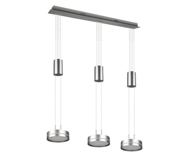 Κρεμαστό Φωτιστικό Trio Lighting  LED 9W Νίκελ Ματ Αλουμίνιο Step Dimmable 1050lm  3000K – 326510307