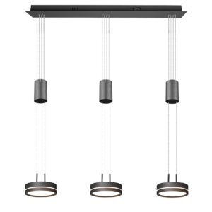Κρεμαστό Φωτιστικό Trio Lighting  LED 9W Ανθρακί Αλουμίνιο Step Dimmable 1050lm  3000K – 326510342