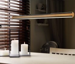 Κρεμαστό Φωτιστικό Trio Lighting LED 40W Ξύλο Φυσικό Ξύλο Dimmable 3200lm 2700 – 6000K – 326610232