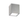 IDEAL LUX Φωτιστικό Οροφής TECHO 1xGU10 IP54 Γκρι Χρώματος – 326887