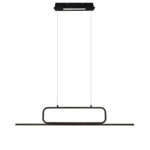 Κρεμαστό Φωτιστικό Trio Lighting  LED 38W Μαύρο Ματ Μεταλλικό Step Dimmable 4500lm  3000K – 327210332