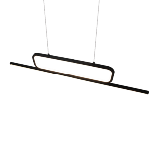 Κρεμαστό Φωτιστικό Trio Lighting  LED 38W Μαύρο Ματ Μεταλλικό Step Dimmable 4500lm  3000K – 327210332