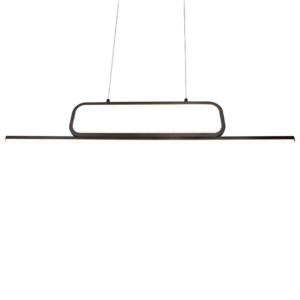 Κρεμαστό Φωτιστικό Trio Lighting  LED 38W Μαύρο Ματ Μεταλλικό Step Dimmable 4500lm  3000K – 327210332