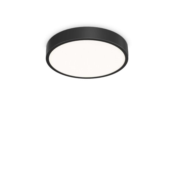 IDEAL LUX Φωτιστικό Οροφής RAY PL LED 26W 3000K-4000K IP44 Mαύρου Χρώματος - 327600