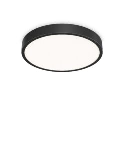 IDEAL LUX Φωτιστικό Οροφής RAY PL LED 43W 3000K IP44 Μαύρου Χρώματος – 327686