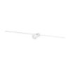 IDEAL LUX Επιτοίχιο Φωτιστικό FILO LED 13W 3000K IP44 Λευκού Χρώματος – 310138