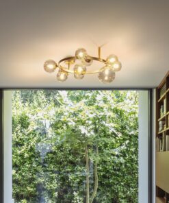 IDEAL LUX Φωτιστικό Οροφής PERLAGE 10xG9 Λευκού Χρώματος – 327815