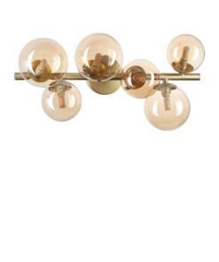 IDEAL LUX Φωτιστικό Οροφής PERLAGE 6xG9 Χρυσού Χρώματος – 327822