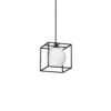 IDEAL LUX Κρεμαστό Φωτιστικό LINGOTTO 1xG9 Μαύρου Χρώματος – 327839