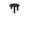 IDEAL LUX Φωτιστικό Οροφής PETIT 3xE27 Μαύρου Χρώματος – 327952