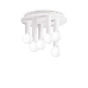IDEAL LUX Φωτιστικό Οροφής PETIT 6xE27 Λευκού Χρώματος – 327983