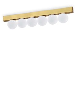 IDEAL LUX Φωτιστικό Οροφής PING PONG LED 18W 3000K Χρυσού Χρώματος – 328263