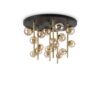 IDEAL LUX Φωτιστικό Οροφής PERLAGE 18xG9 Χρυσού Χρώματος – 328379