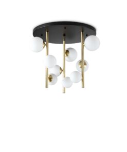 IDEAL LUX Φωτιστικό Οροφής PERLAGE 11xG9 Λευκού Χρώματος – 328423
