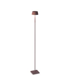 IDEAL LUX Φωτιστικό Δαπέδου PURE LED 1.5W 3000K IP54 Καφέ Χρώματος – 328508