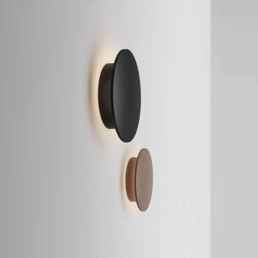 IDEAL LUX Επιτοίχιο Φωτιστικό PUNTO LED 16W 3000K IP54 Μαύρου Χρώματος – 328577