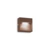 IDEAL LUX Φωτιστικό για Σκαλοπάτια DEDRA LED 1.5W 3000K IP65 Καφέ Χρώματος – 328621
