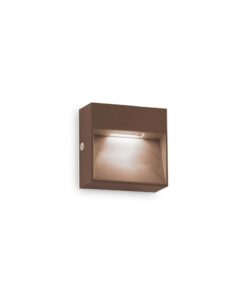 IDEAL LUX Φωτιστικό για Σκαλοπάτια DEDRA LED 1.5W 3000K IP65 Καφέ Χρώματος – 328621