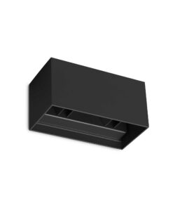 IDEAL LUX Επιτοίχιο Φωτιστικό ATOM LED 25W 3000K Μαύρου Χρώματος – 328676