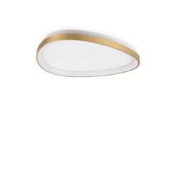 IDEAL LUX Φωτιστικό Οροφής GEMINI PL LED 27W 3000K Χρυσού Χρώματος – 328966
