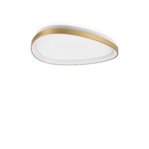 IDEAL LUX Φωτιστικό Οροφής GEMINI PL LED 27W 3000K Χρυσού Χρώματος – 328966