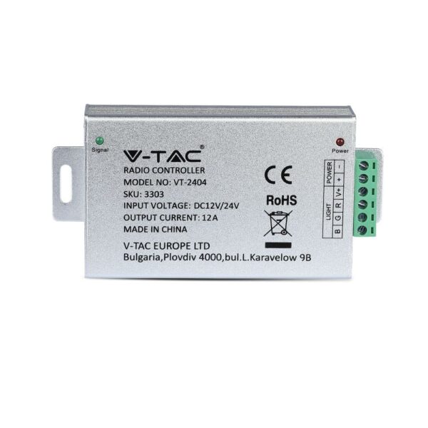 LED Controller Ασύρματο Με Χειριστήριο 144W V-TAC – 3303
