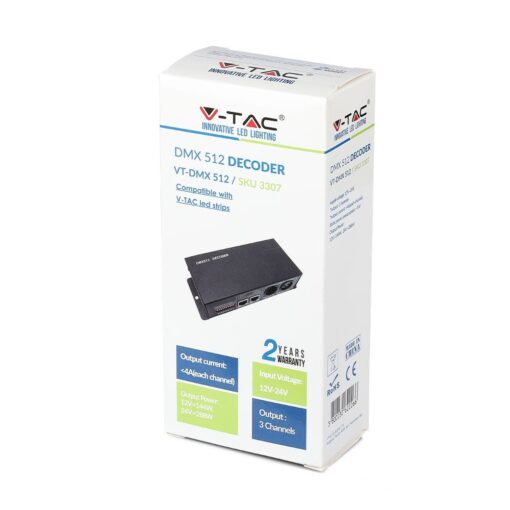LED Controller RGB DMX 512 144W/288W V-TAC – 3307