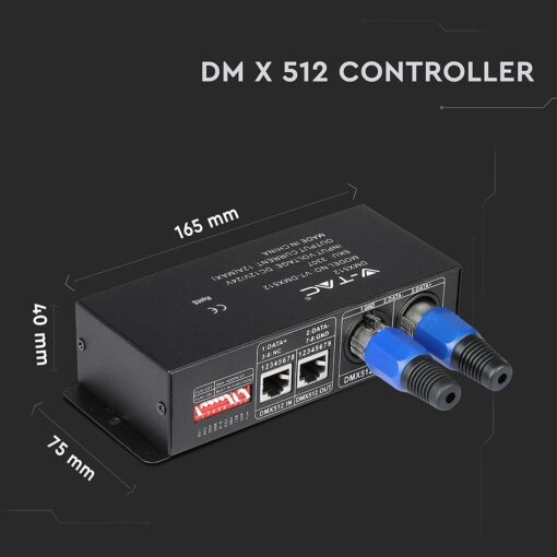 LED Controller RGB DMX 512 144W/288W V-TAC – 3307