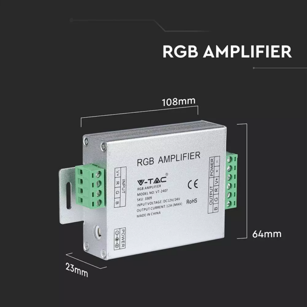 5050 RGB Strip Amplifier V-TAC – 3309