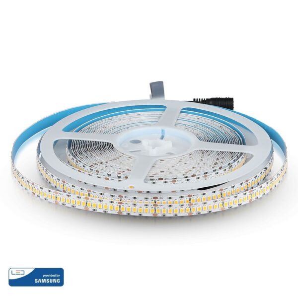 LED Ταινία 18W V-TAC PRO Samsung Chip Dimmable 24V 1500lm/m CRI >95 Θερμό Λευκό 3000Κ 10 Μέτρα – 331