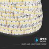 LED Ταινία 18W V-TAC PRO Samsung Chip Dimmable 24V 1500lm/m CRI >95 Θερμό Λευκό 3000Κ 10 Μέτρα – 331