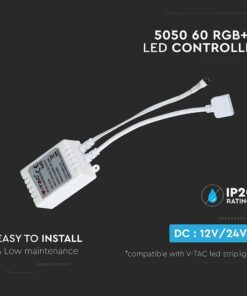 LED Controller με Τηλεχειριστήριο για Ταινίες RGB/RGB+W 96W | 192W V-TAC – 3326