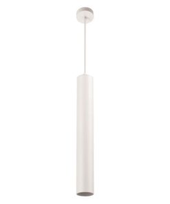 ΦΩΤΙΣΤΙΚΟ ΚΡΕΜΑΣΤΟ ΚΥΛΙΝΔΡΟΣ GU10 1M Φ56×300 ΛΕΥΚΟ EUROLAMP 145-25500