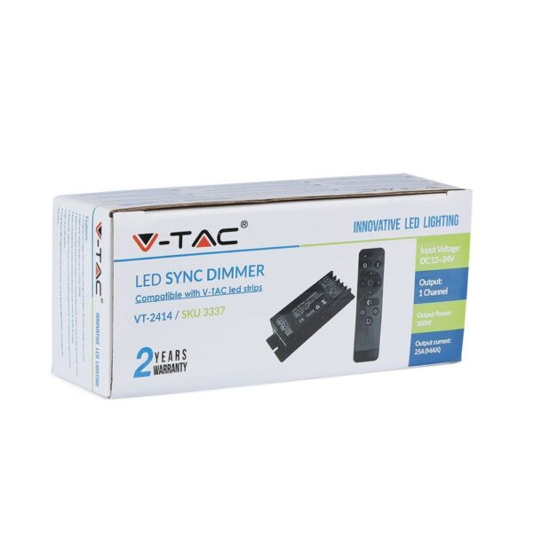 LED Dimmer για LED ταινία Με Χειριστήριο 144W/288W V-TAC – 3337