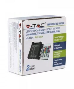 LED Controller με Τηλεχειριστήριο RF για Ταινίες RGBW 288W/576W V-TAC – 3338