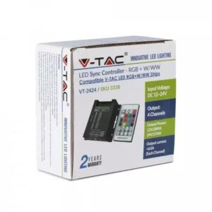 LED Controller με Τηλεχειριστήριο RF για Ταινίες RGBW 288W/576W V-TAC – 3338
