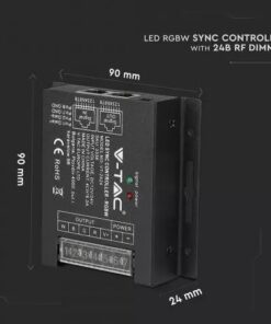 LED Controller με Τηλεχειριστήριο RF για Ταινίες RGBW 288W/576W V-TAC – 3338