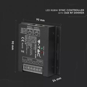 LED Controller με Τηλεχειριστήριο RF για Ταινίες RGBW 288W/576W V-TAC – 3338