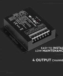 LED Controller με Τηλεχειριστήριο RF για Ταινίες RGBW 288W/576W V-TAC – 3338