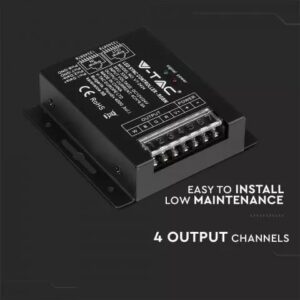 LED Controller με Τηλεχειριστήριο RF για Ταινίες RGBW 288W/576W V-TAC – 3338