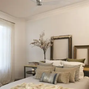 Faro Barcelona Mini Tube Ανεμιστήρας Οροφής με Τηλεχειριστήριο Διαφανής – 33393