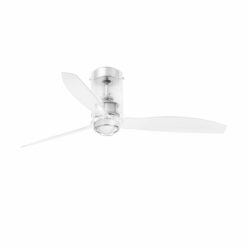 Faro Barcelona Mini Tube Ανεμιστήρας Οροφής με Τηλεχειριστήριο Διαφανής – 33393