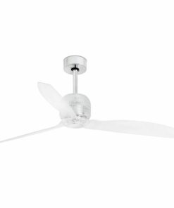 DECO FAN Ø1280 MM CHROME 3 TRANSPARENT BLADES     FARO – 33394D