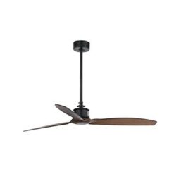 JUST FAN BLACK/WOOD CEILING FAN WITH DC MOTOR FARO – 33395