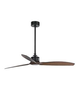 JUST FAN BLACK/WOOD CEILING FAN WITH DC MOTOR FARO – 33395