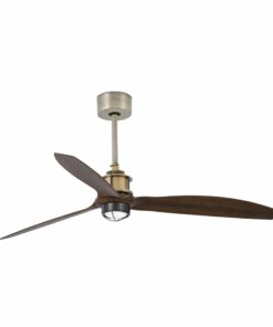 JUST FAN Ø1280 MM OLD GOLD 3 BLADES 17W 3000K FARO – 33398-10