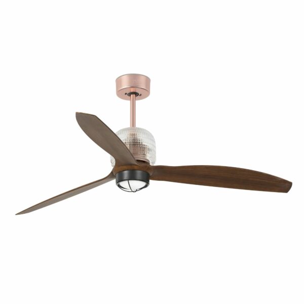 DECO FAN LED Copper/wood ceiling FAN LED with DC motor  FARO - 33399D-10